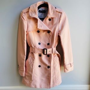 Zara Women’s Light Pink Trench Coat